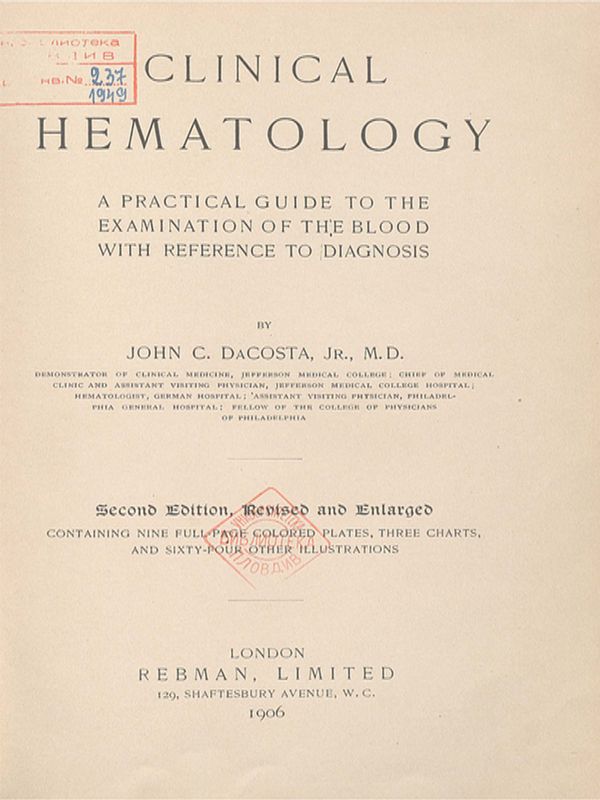 Clinical haematology