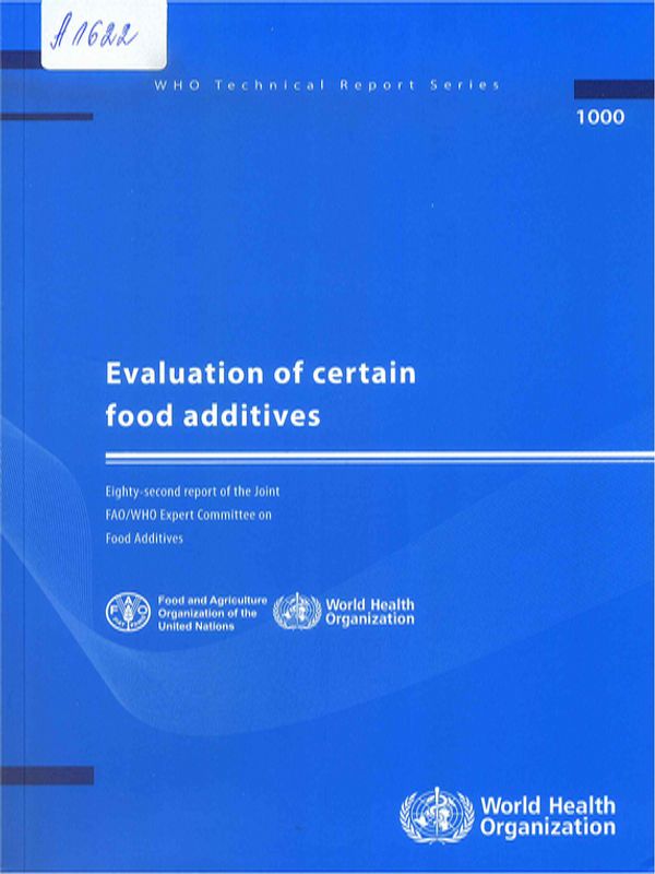 Evaluation of certain food additives