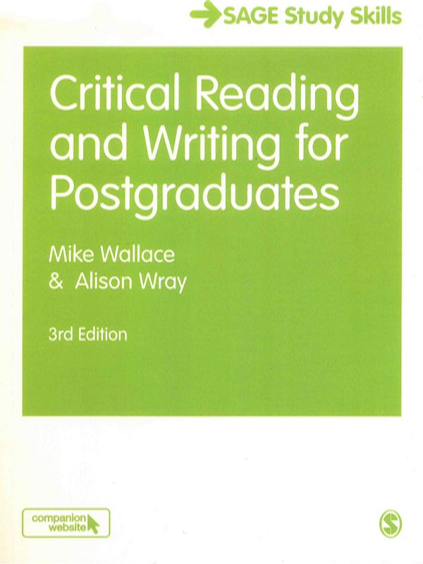 Critical reading and writing for postgraduates