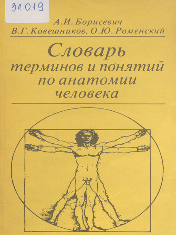 Словарь терминов и понятий по анатомии человека
