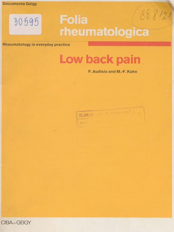 Low back pain