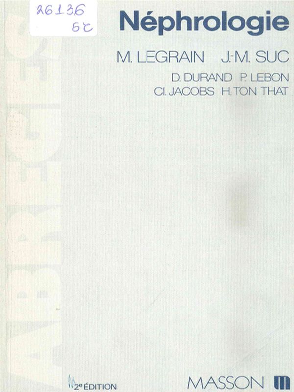 Abrege de nephrologie