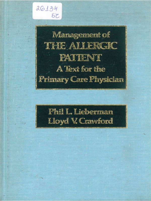 Management of the allergic patient