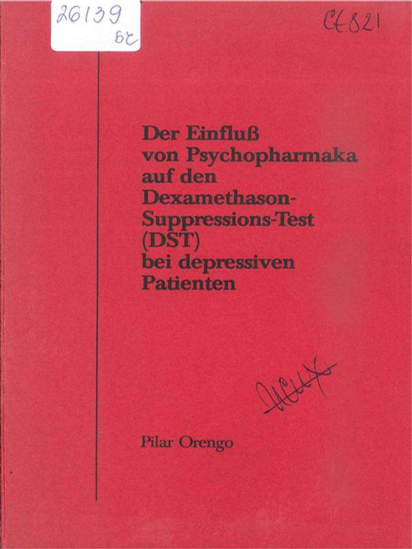 Der Einfluss von Psychopharmaka auf den Dexamethason-Suppressions-Test (DST) bei depressiven Patienten