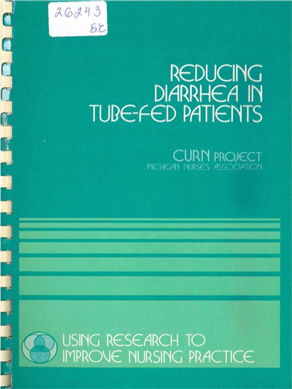 Reducing diarrhea in tube-fed patients