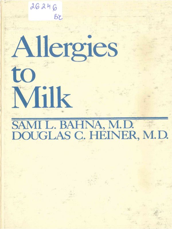 Allergies to milk