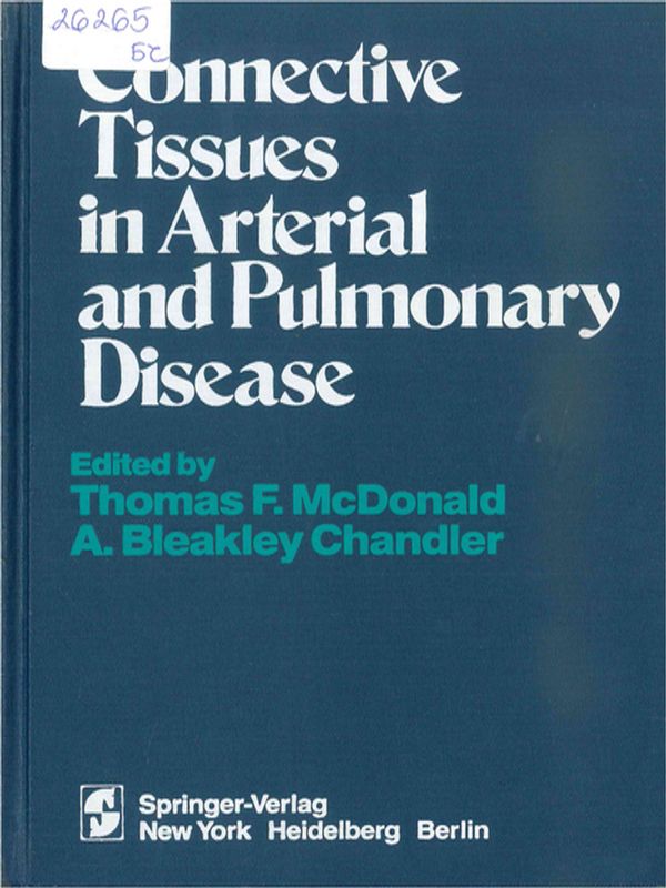 Connective tissues in arterial and pulmonary disease