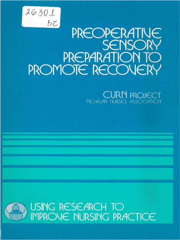 Preoperative sensory preparation to promote recovery
