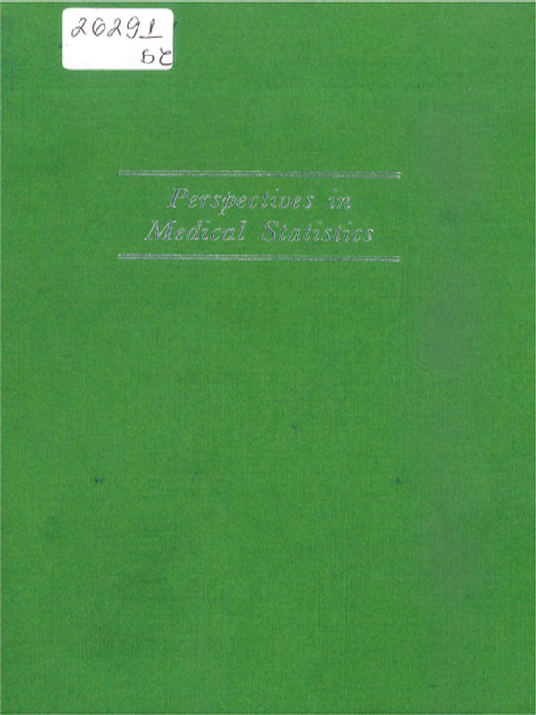 Perspectives in medical statistics
