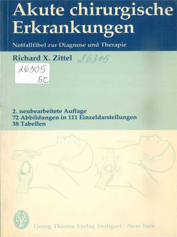 Akute chirurgische Erkrankungen