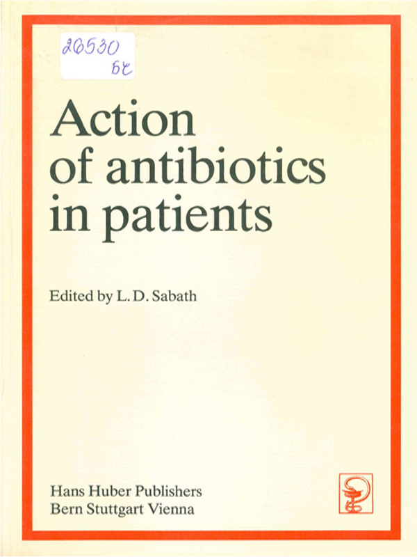 Action of antibiotics in patients