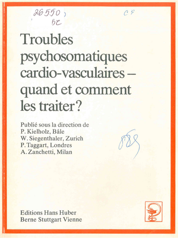 Troubles psychosomatiques cardio-vasculaires - quand et comment les traiter?