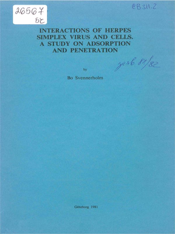 Interactions of Herpes simplex virus and cells