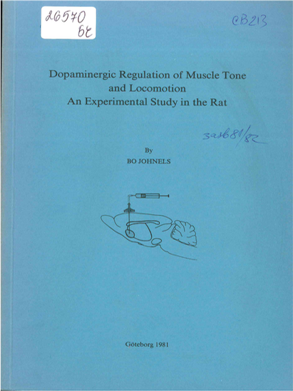 Dopaminergic regulation of muscle tone and locomotion