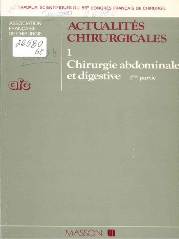 Actualites Chirurgicales