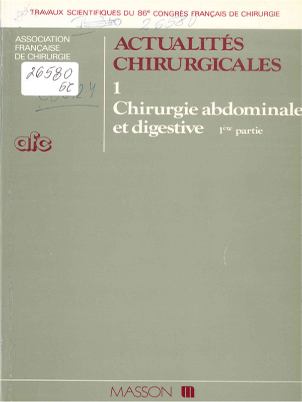 Actualites Chirurgicales