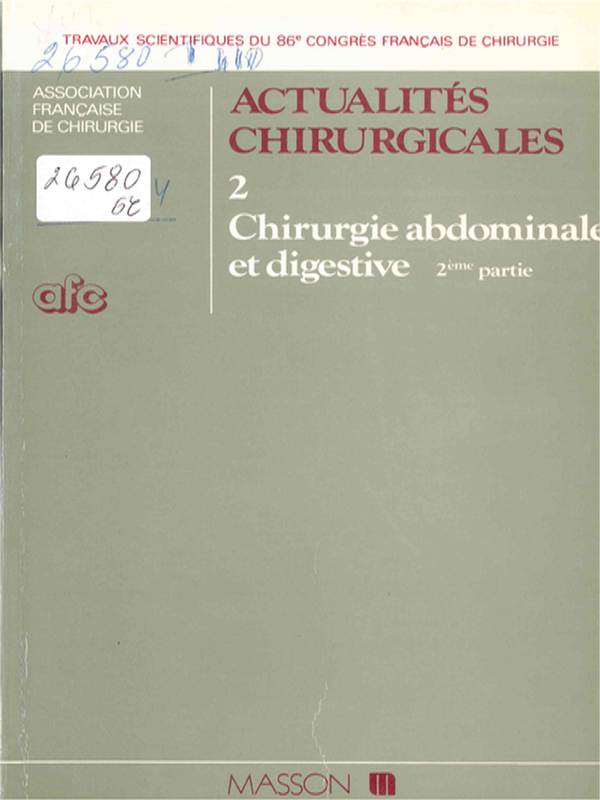 Actualites Chirurgicales