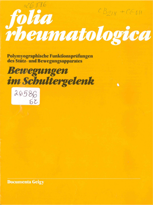 Polymyographische Funktionsprufungen des Stutz- und Bewegungsapparates