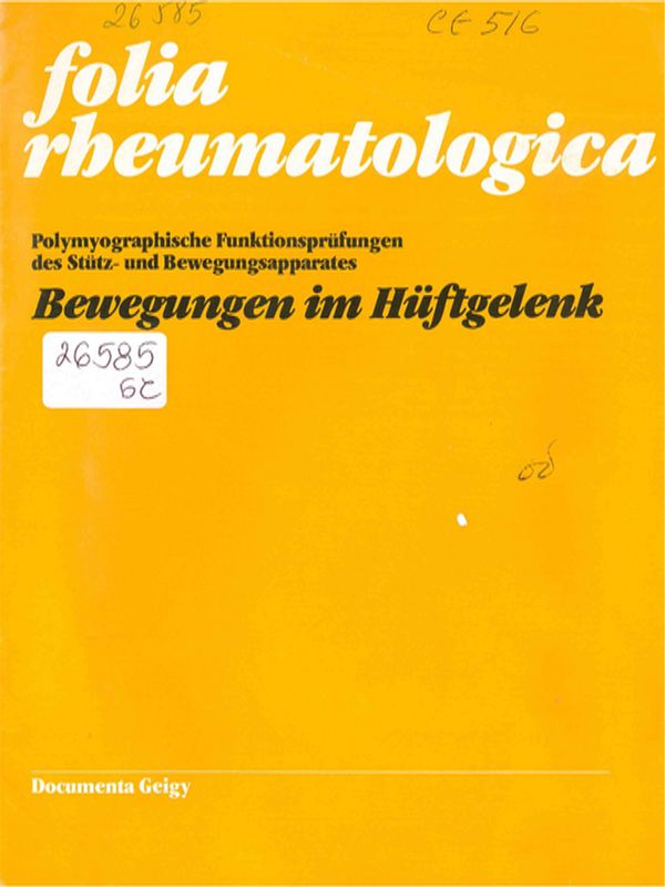 Polymyographische Funktionsprufungen des Stutz- und Bewegungsapparates