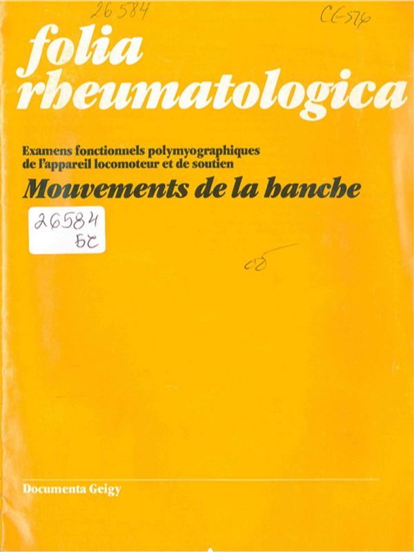 Examens fonctionnels polymyographiques de l'appareil locomoteur et de soutien