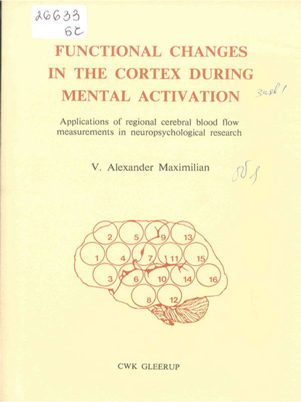 Functional changes in the cortex during mental activation