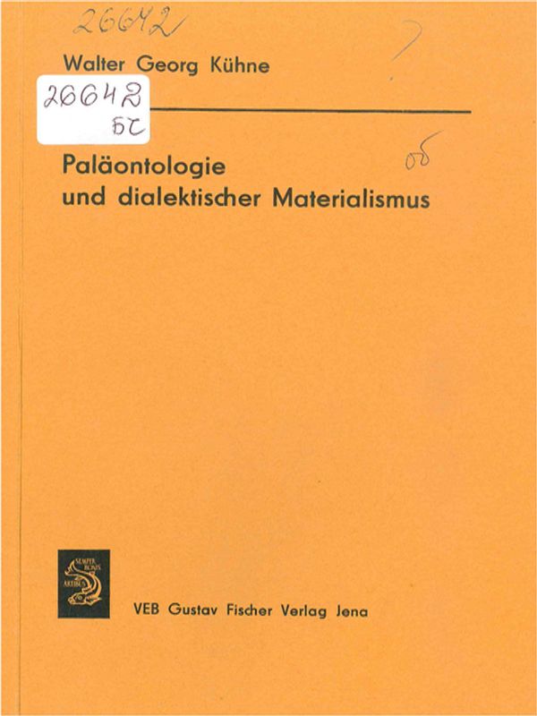 Palaontologie und dialektischer Materialismus