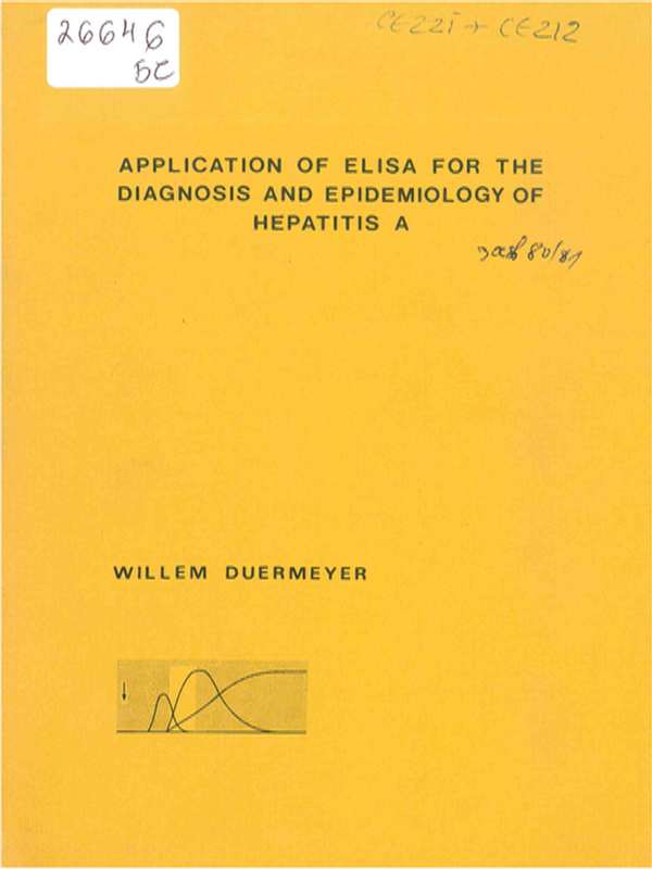 Application of ELISA for the diagnosis and epidemiology of hepatitis A