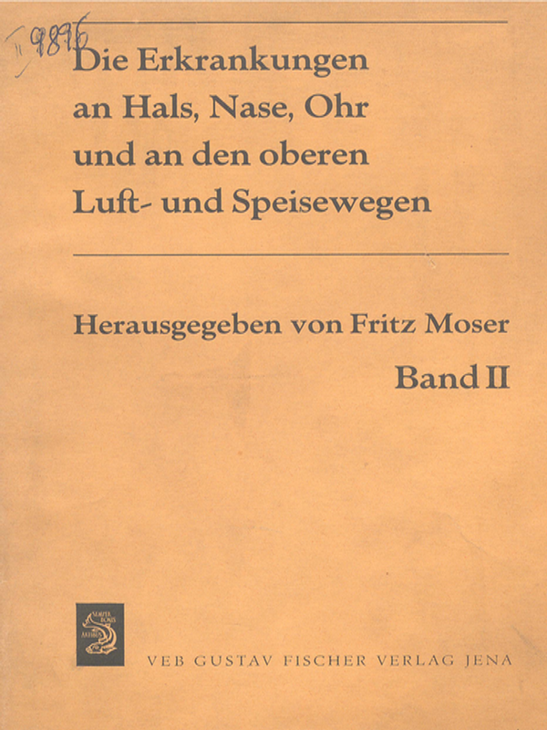 Die Erkrankungen an Hals, Nase, Ohr und an den oberen Luft- und Speisewegen
