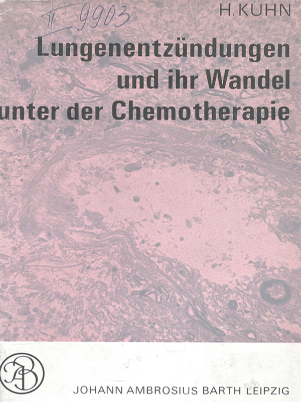 Lungenentzundungen und ihr Wandel unter der Chemotherapie
