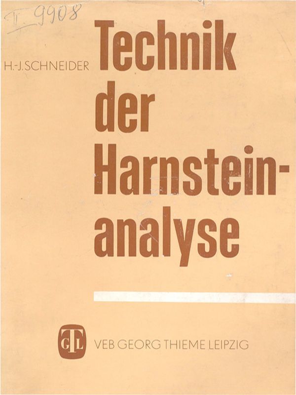Technik der Harnsteinanalyse