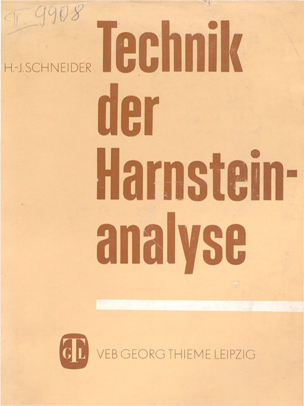 Technik der Harnsteinanalyse