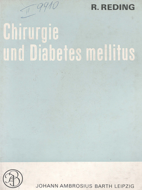Chirurgie und Diabetes mellitus