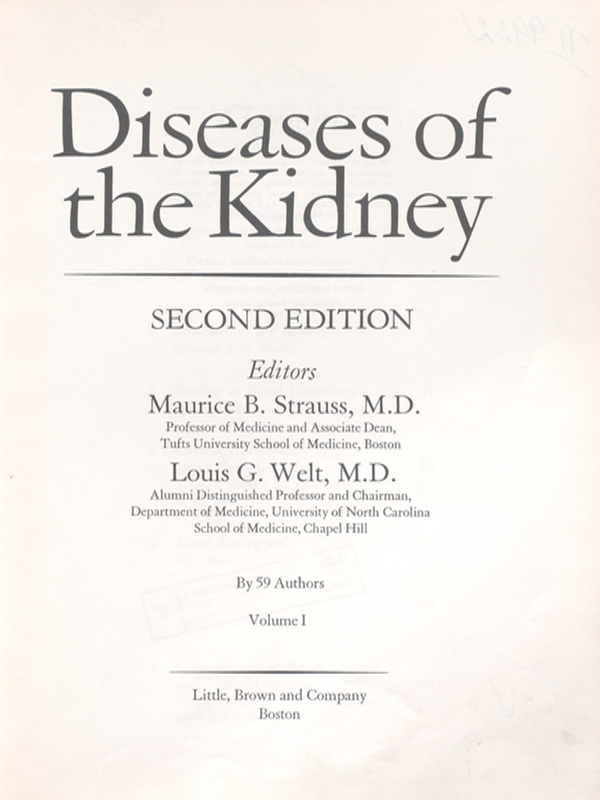 Diseases of the kidney