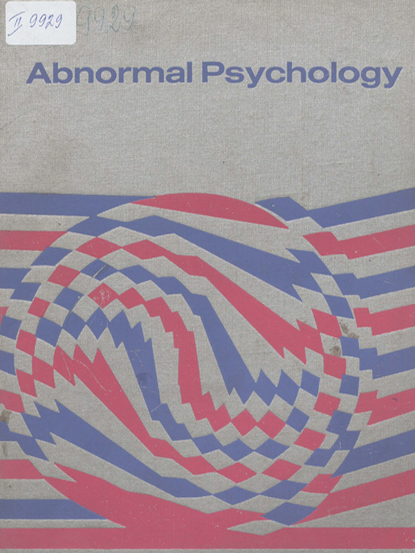 Abnormal psychology the problem of maladaptive behavior