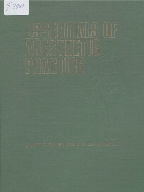 Essentials of anesthetic practice