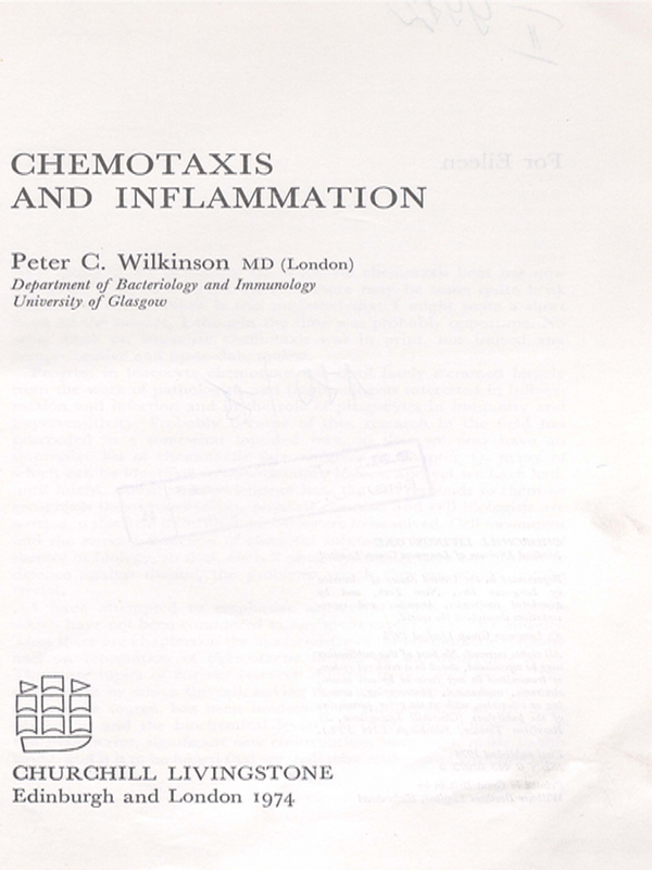 Chemotaxis and inflammation