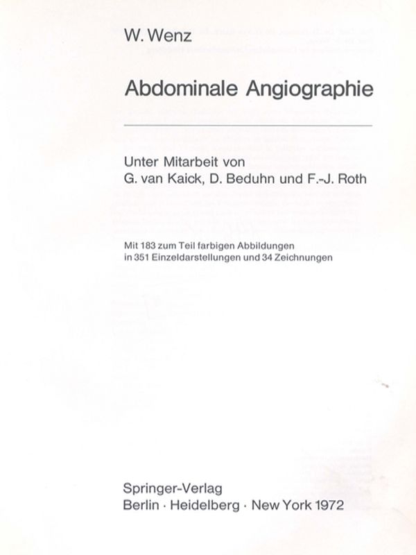 Abdominale angiographie