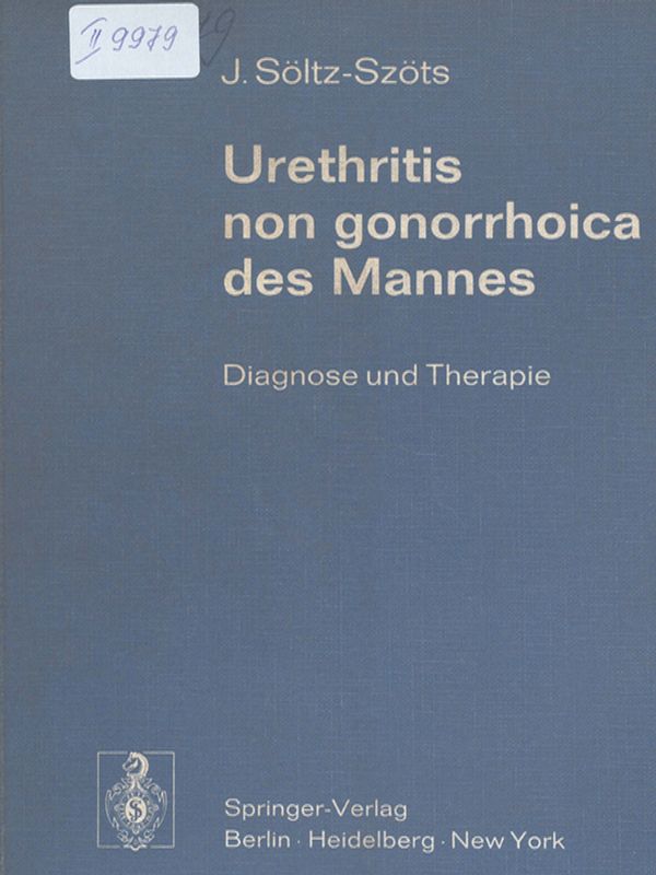 Urethritis non gonorrhoica des Mannes