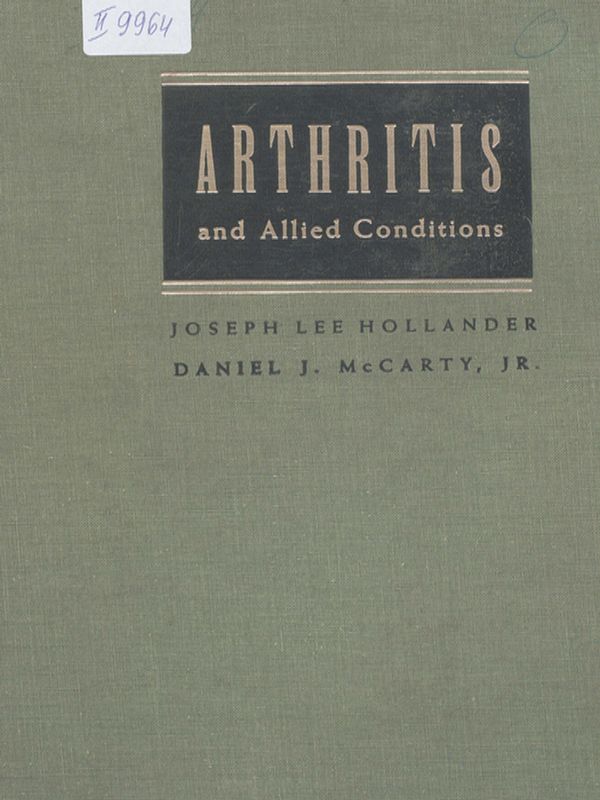 Arthritis and allied conditions