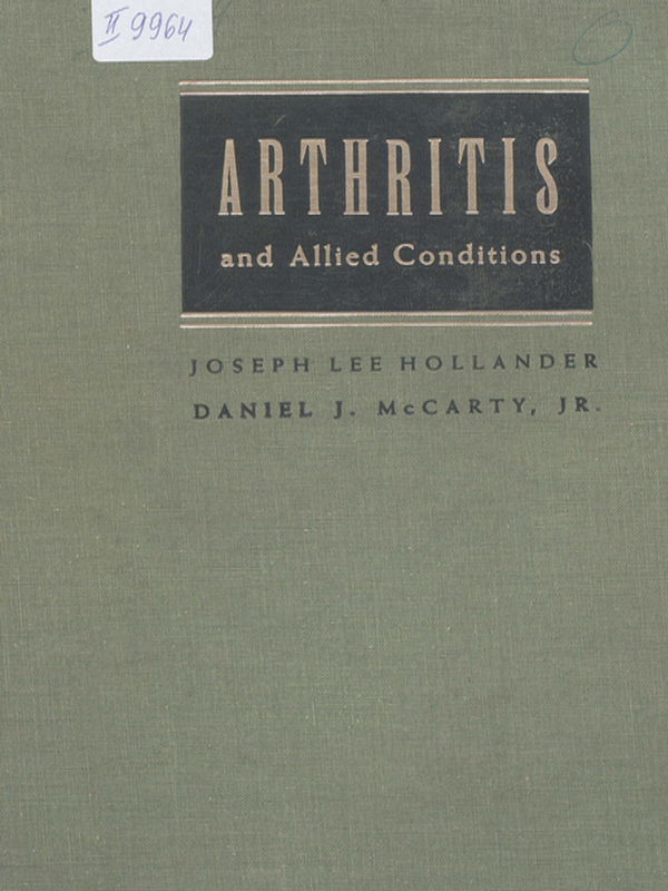 Arthritis and allied conditions