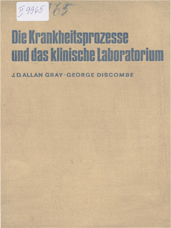Die Krankheitsprozesse und das klinische Laboratorium