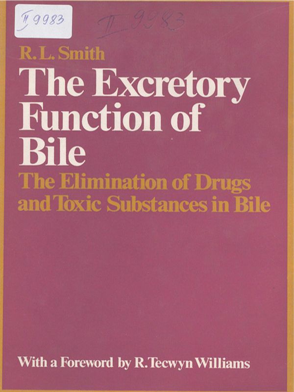 The excretory function of bile