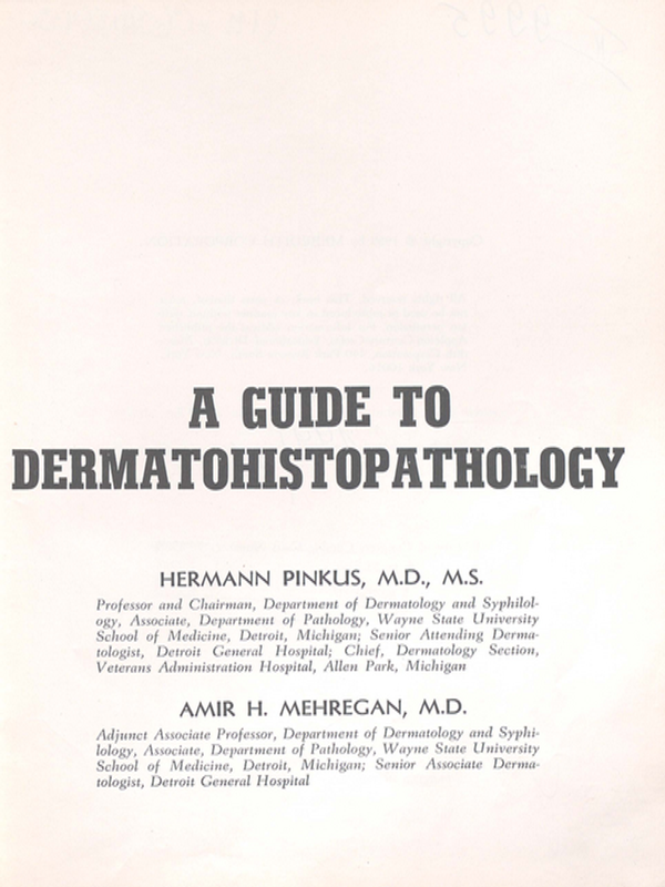 A guide to dermatohistopathology