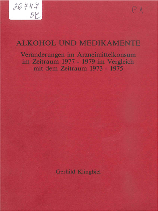 Alkohol und Medikamente