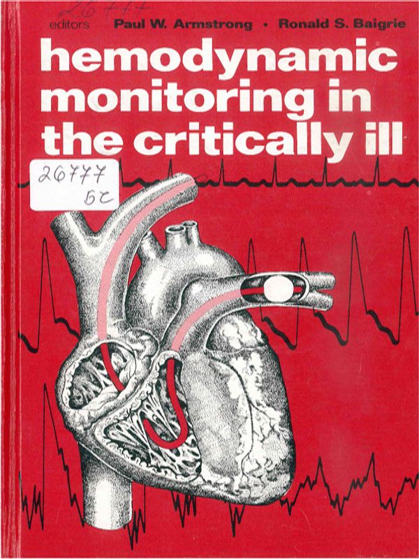 Hemodynamic monitoring in the critically ill