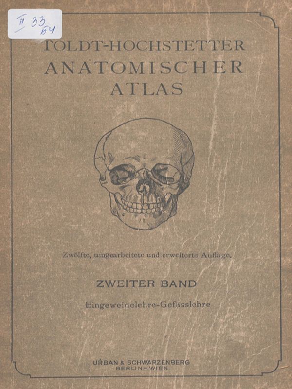 Tolds anatomischer atlas : Fur studierende und arzte