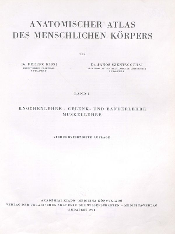 Anatomischer atlas des menschlichen korpers