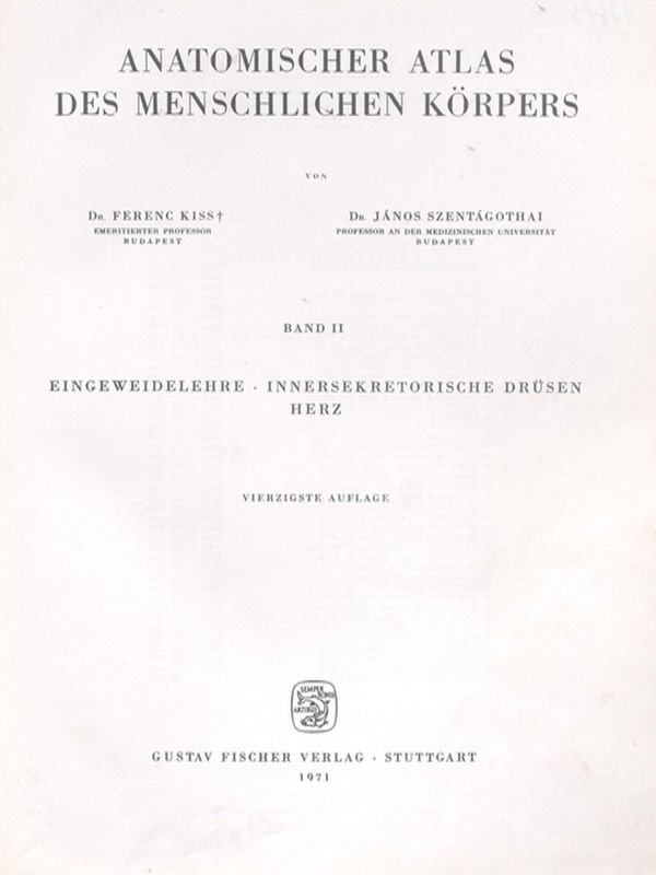 Anatomischer atlas des menschlichen korpers