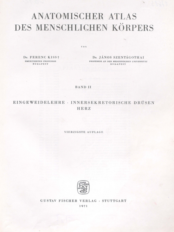 Anatomischer atlas des menschlichen korpers