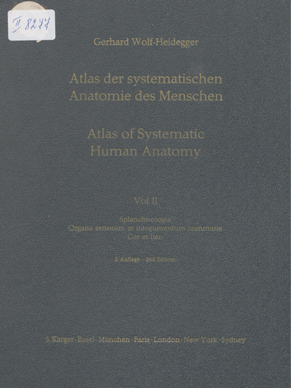Atlas der systematischen Anatomie des Menschen